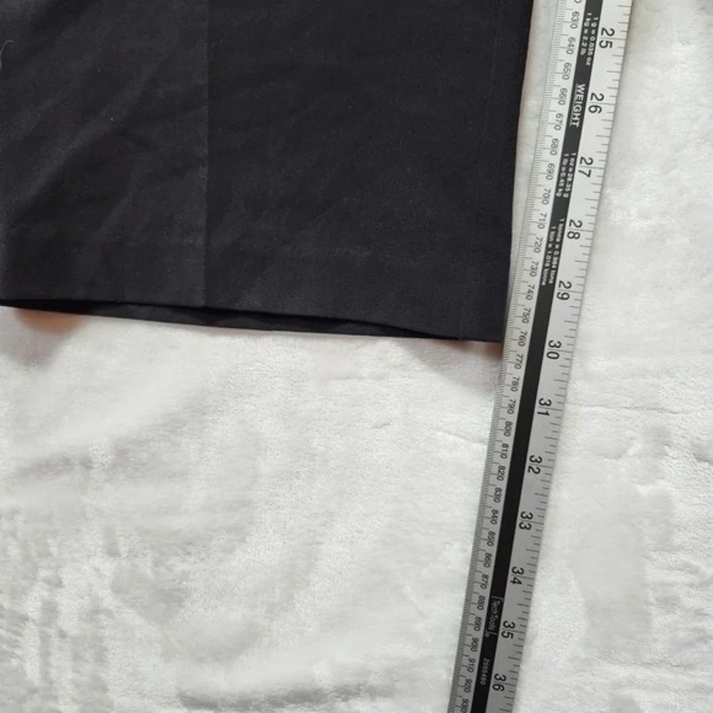 Harbor Bay Collection Women Black Straight Leg‎ Zipper Pocket Pants Plus Size 16